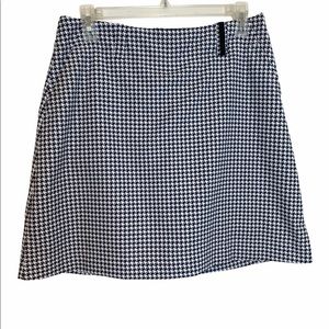 Nike Golf Skort FitDry  Houndstooth Print Sz 6